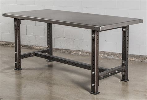 sheet metal workbench|steel top for workbench.